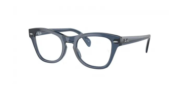 Ray-Ban RX0707V - Transparent Dark Blue